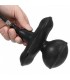 Baillon Gonflable Silicone Noir