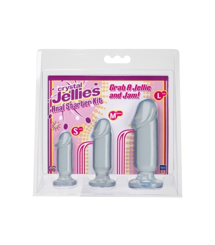 Kit Plugs Anal Starter Jelly Crystal