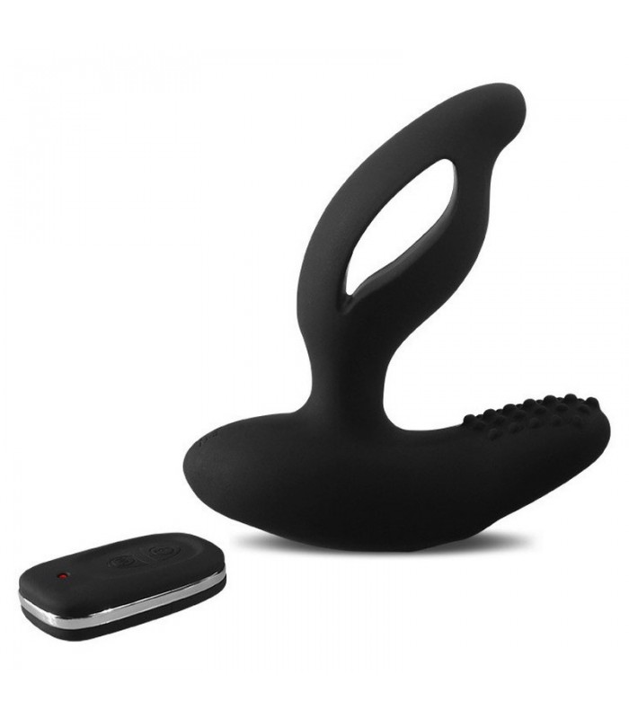 Stimulateur de Prostate Vibrant Silicone Noir