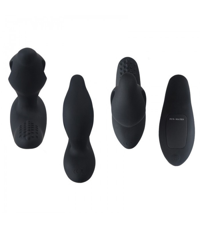 Stimulateur de Prostate Vibrant Silicone Noir - sextoy homme - gay shop