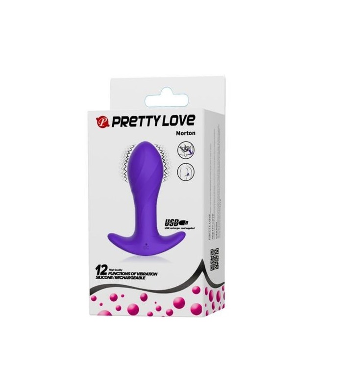 Plug Anal Vibrant Ancre Silicone - plug pretty love - gay shop