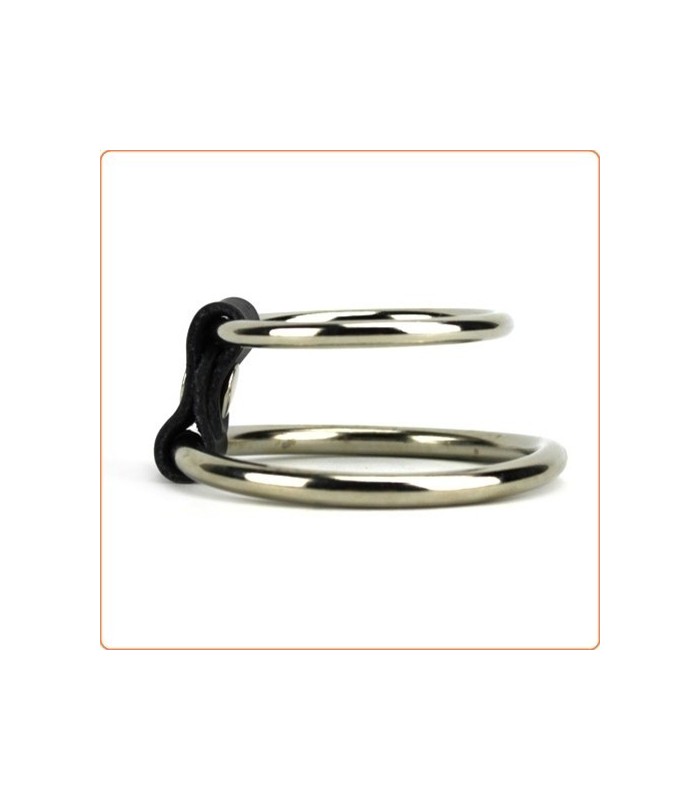 Cockring Double Anneau Métal