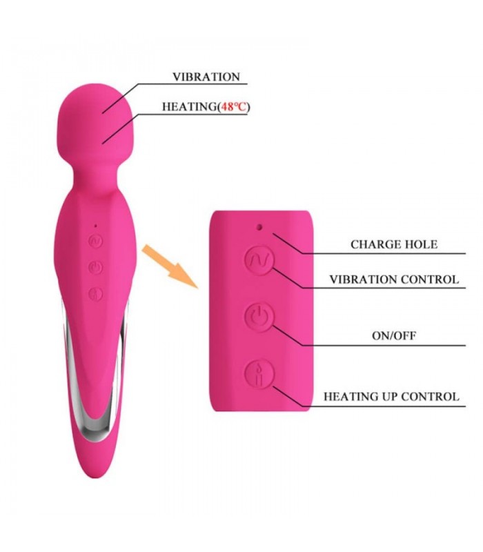 Stimulateur Wand Chauffant Silicone