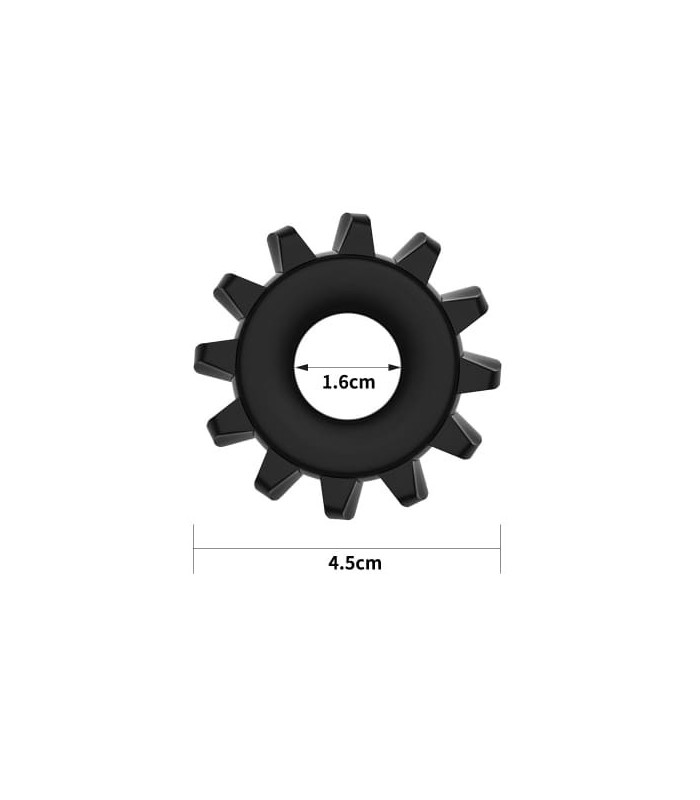 Anneau Pénien Power Plus Noir - cockring gay