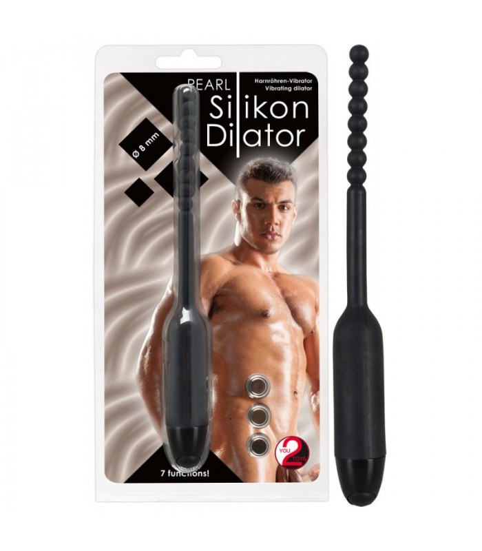 Tige Urètre Vibrante Silicone Perlé - sextoy homme - gay shop