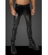 Pantalon Noir Effet Cuir Serpent - Noir Handmade Homme - Vestiaire Gay Shop