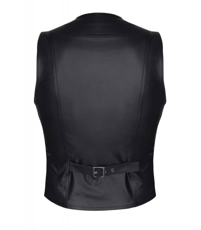 Gilet Boléro en Wetlook Noir - vestiaire gay shop