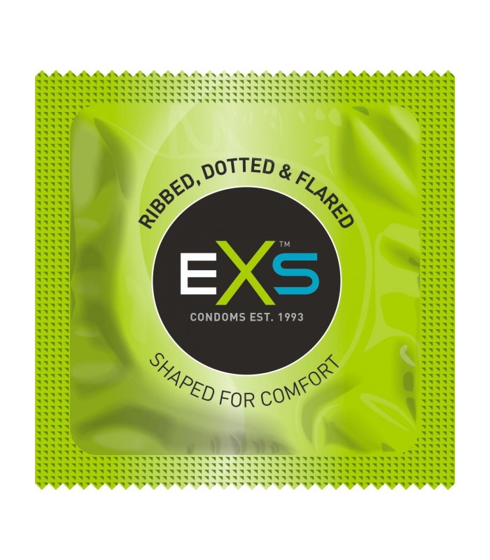 EXS Préservatifs Texturés Ribbed x12