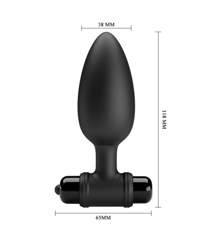 Plug Vibrant Vibra Butt Plug 9x3,8cm