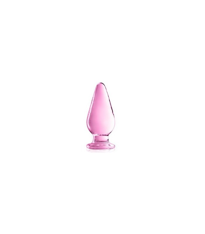 Plug Anal en Verre Rose 5cm - sexshop gay shop