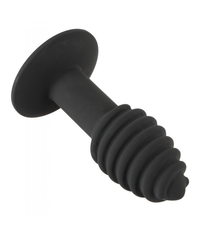 Butt Plug Vibrant Silicone Twist 10x3,9cm