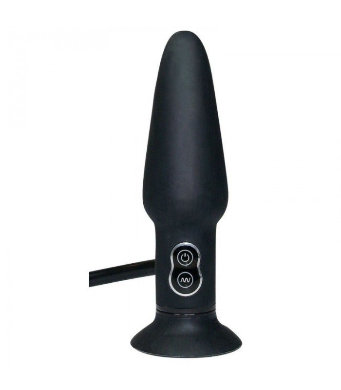 Plug Anal Gonflable Vibrant True Black