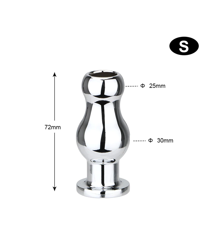Plug Tunnel Anal en Métal Wave dimensions