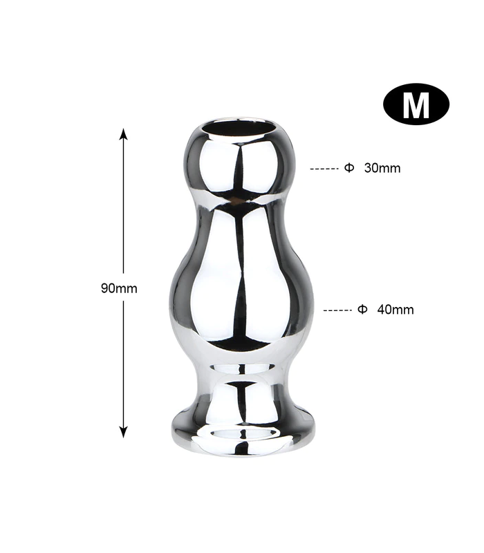 Plug Tunnel Anal en Métal Wave dimensions