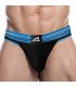 Jockstrap Cut4Men Rugby Noir-Bleu