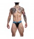 Jockstrap Cut4Men Rugby Noir-Bleu