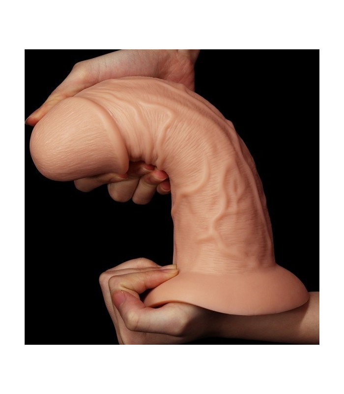 Gode Réaliste Curved Dildo 20x6,5cm gay shop