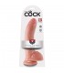 Gode Réaliste King Cock Balls Flesh 23x5,1cm