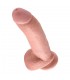 Gode Réaliste King Cock Balls Flesh 23x5,1cm