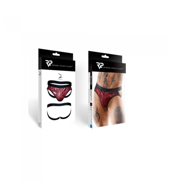 Jockstrap Regnes Rouge Zébré