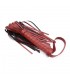 Fouet SM Effet Cuir Rouge 40cm