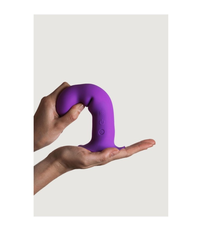 Gode Ventouse Vibrant Hitsens 3 Violet 17x4cm