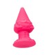 Plug Anal Silicone Gnome Rose 10x5cm