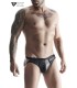 Jock Strap Wetlook Noir Regnes bri022