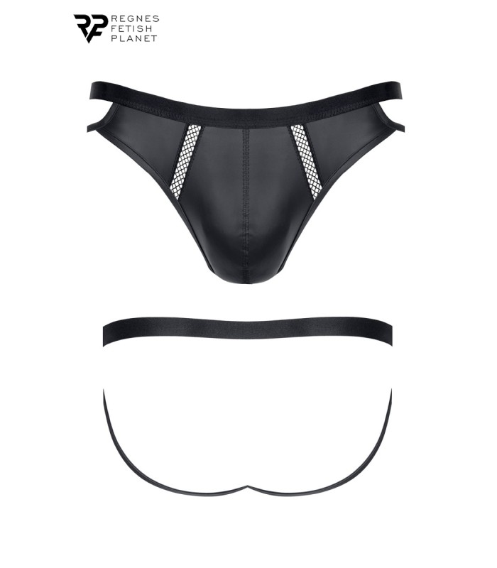 Jock Strap Wetlook Noir Regnes