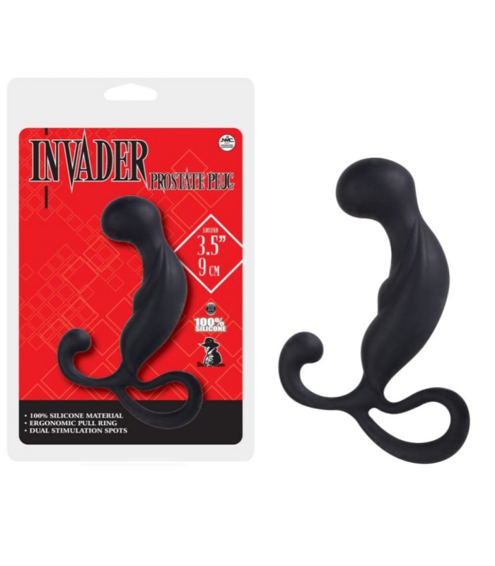 Stimulateur de Prostate Noir Invader Nmc