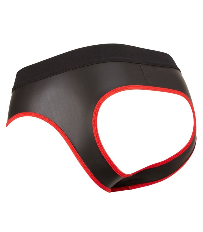 Jockstrap Zip Noir et Rouge Svenjoyment