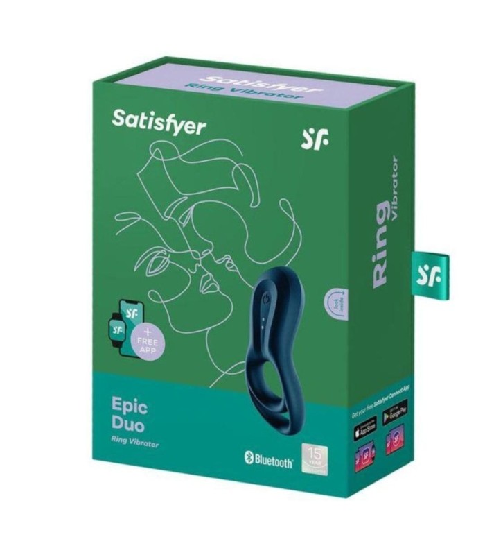 Cockring Vibrant Bluetooth Epic Duo Satisfyer