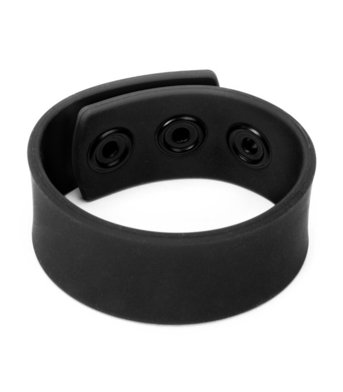 Cockring Silicone Noir Cock Strap