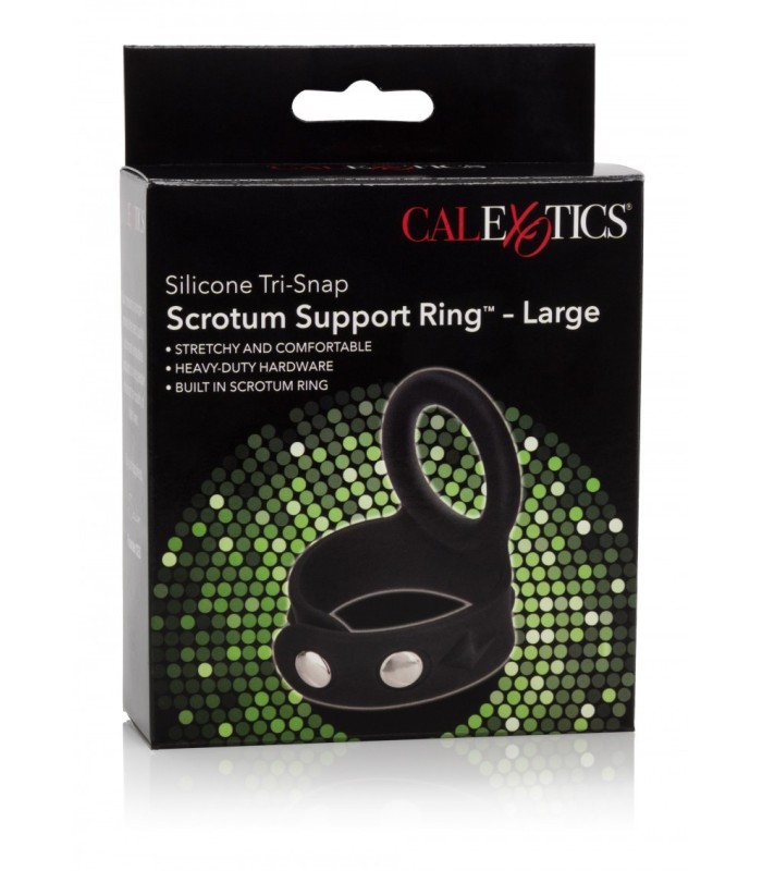 Ballstretcher Tri-Snap Scrotum Ring Large Calexotics