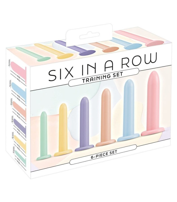 Coffret Gode Anal Silicone Six In A Row