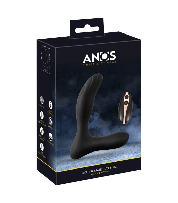 Stimulateur de Prostate Vibrant Silicone Anos