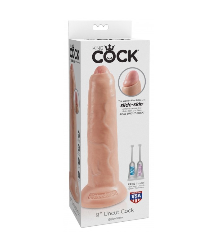 Gode Réaliste King Cock Uncut 23 cm