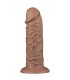 Gode XL Réaliste Chubby Marron 23x6,5cm