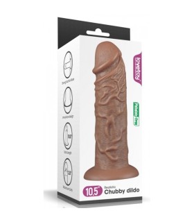 Gode XL Réaliste Chubby Marron 23x6,5cm