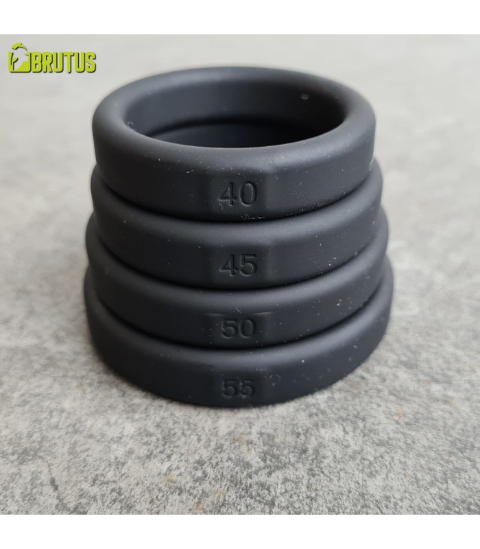 Cockring Silicone Flat Slick brutus