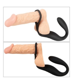 Cock Ring Plug avec Vibro Anal Télécommandé