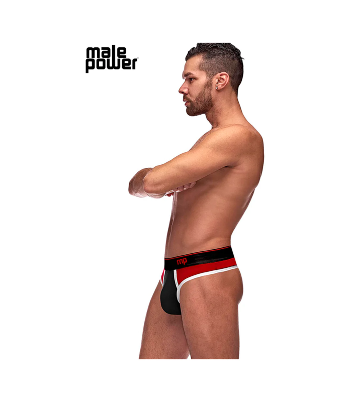 String Retro Sport Noir/Rouge