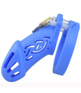 Cage de Chasteté Silicone Longue Demoniaque