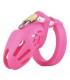 Cage de Chasteté Silicone Exquise SM rose