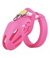 Cage de Chasteté Silicone Exquise SM rose