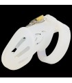 Cage de Chasteté Silicone Exquise SM blanc