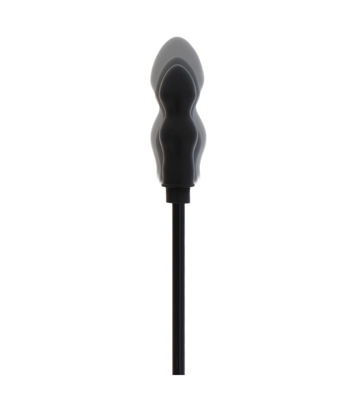 Plug Anal Gonflable Silicone Dong Starter Noir