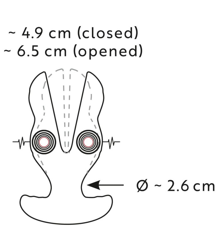Plug Anal Ancre Electrostimulation Télécommande Anos