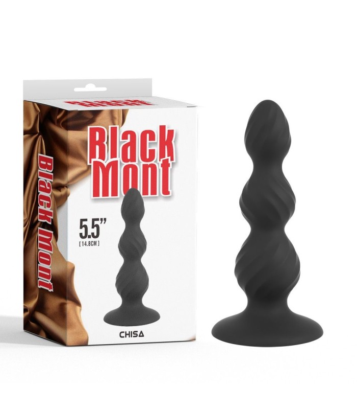 Plug Anal Initiation Silicone 15x4cm Black Mont