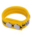 Cockring en cuir Tippy Jaune